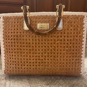 Lilly Pulitzer Greydon Cane Tote